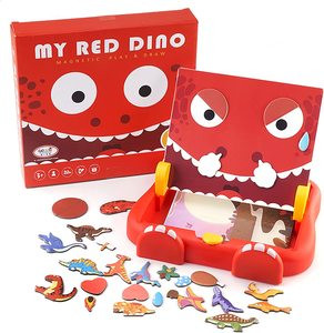 MY RED DINO MAGNETIC PLAY & DRAW