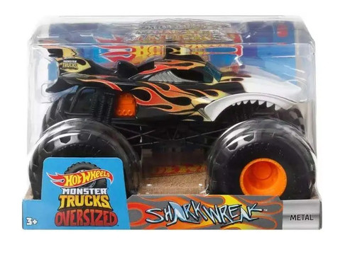 Hot Wheels Monster Truck Tiger Shark 1:24 Scale Die Cast Metal Toy