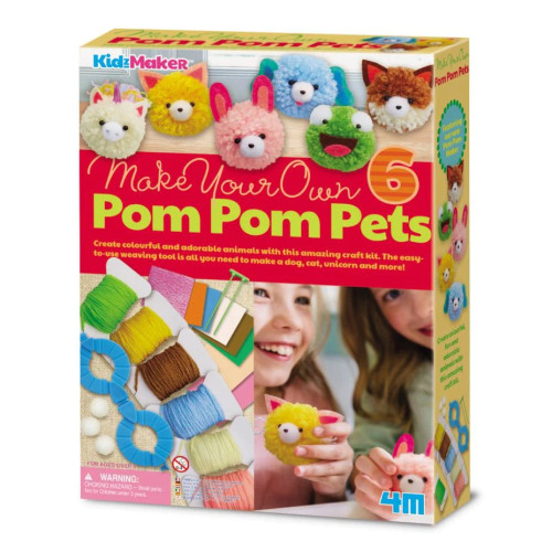 KIDZMAKER MAKE YOUR OWN POM POM PETS