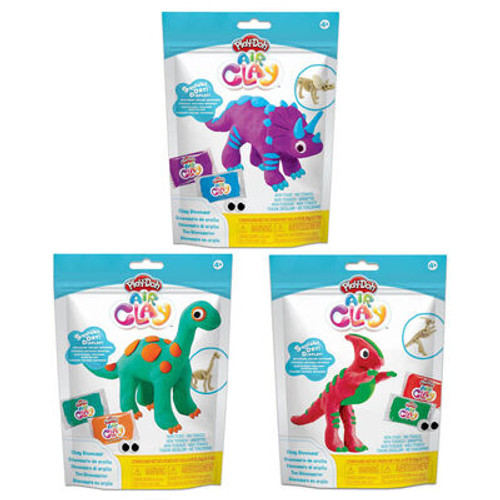 PLAY-DOH AIR CLAY DINOSAUR ASST