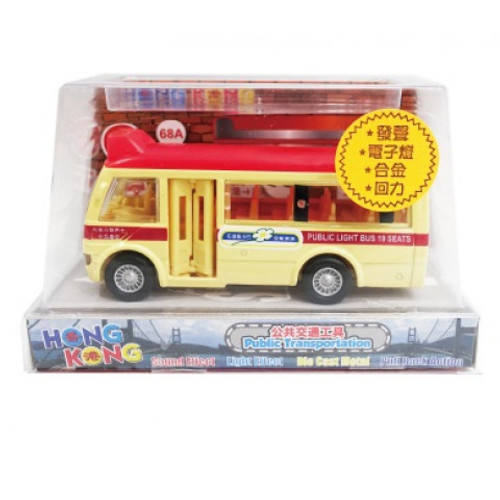 HONG KONG MINI BUS RED / GREEN  LIGHT & SOUND