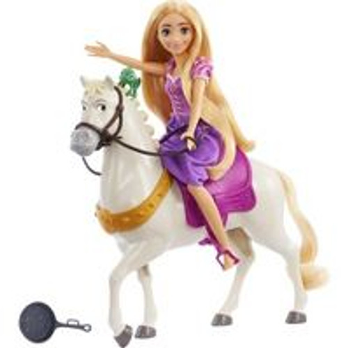 DISNEY PRINCESS RAPUNZEL & HORSE MAXIMUS