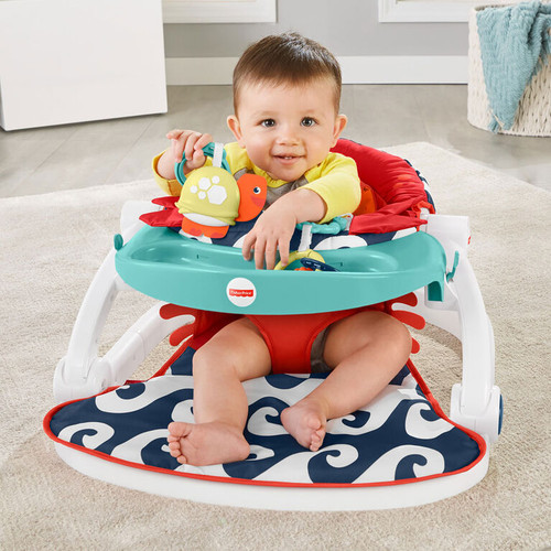 FISHER PRICE SIT-ME-UP FLOOR SEAT WITH TRAY