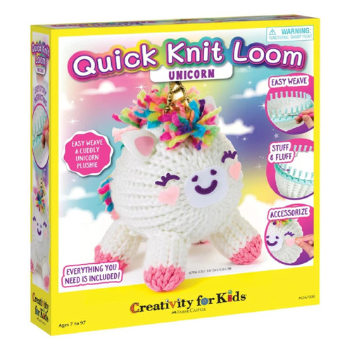 QUICK KNIT LOOM UNICORN