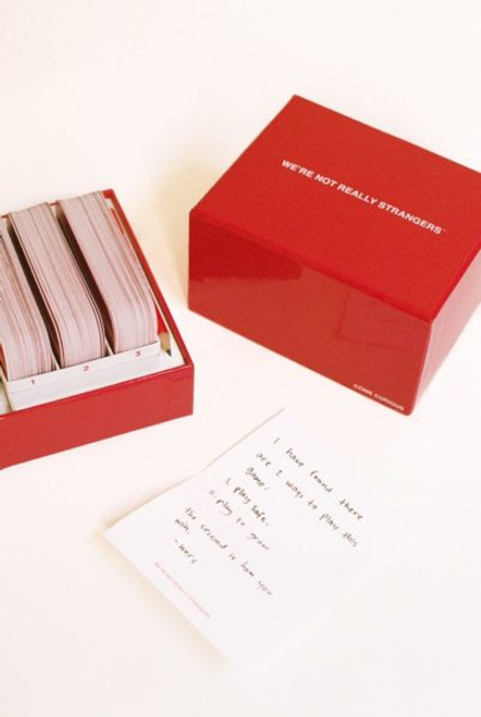 WE ARE NOT REALLY STRANGERS