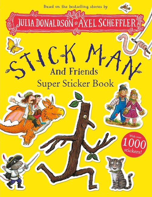 STICKER MAN AND FRIENDS SUPER STICKER BOOK PB