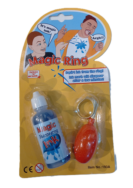 MAGIC RING WITH MAGIC INK