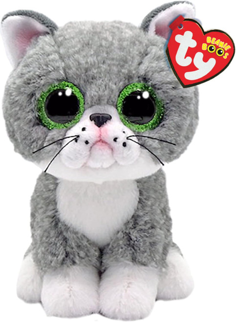 BEANIE BOOS FERGUS CAT GRAY REG
