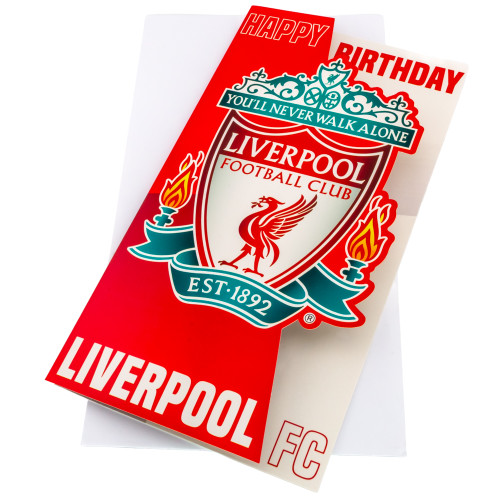 LIVERPOOL FC CREST BIRTHDAY CARD