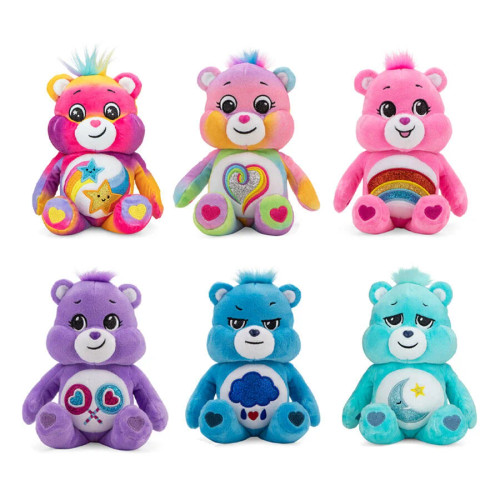 CARE BEAR SPARKLE GOOD VIBES BEAR 9 INCHES