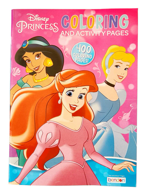 DISNEY PRINCESS 400 PAGES COLORING BOOK