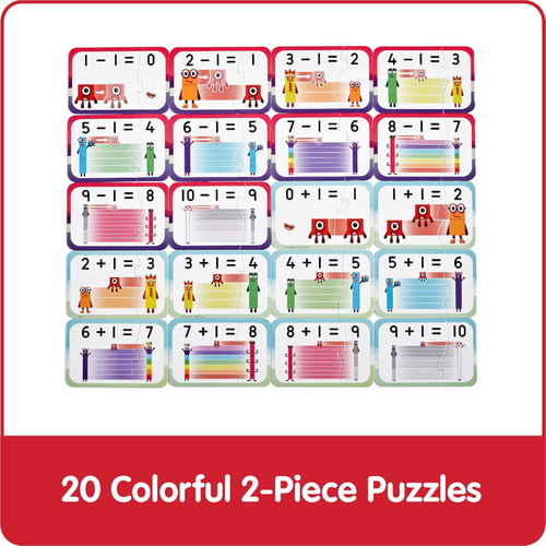 NUMBERBLOCKS ADDING SUBTRACTING PUZZLE SET  W1