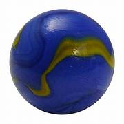 SOLID BLUE SWIRL MARBLES