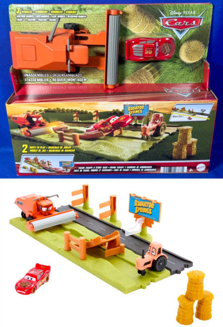 DISNEY CARS FRANK ESCAPE & STUNT RACE