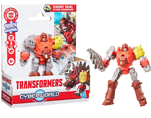 TRANSFORMERS CYBERWORLD CYBER CHANGERS DINOBOT SNARL