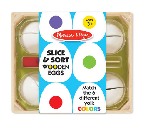 SLICE & SORT WOODEN EGGS