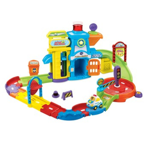 GO GO SMART WHEELS LAUNCH & CHASE POLICE TOWER