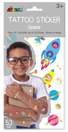 TATTOO STICKERS ASST