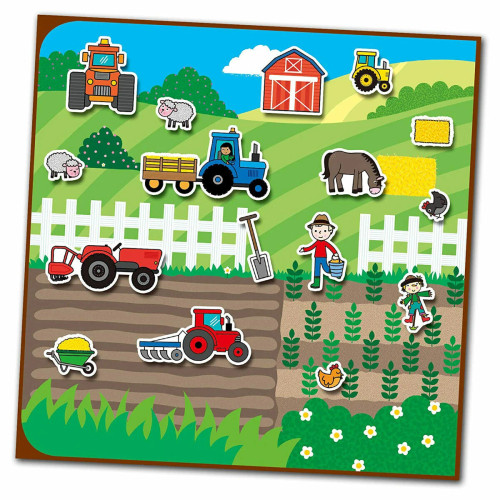 REUSABLE STICKER BOOK VEHICLES