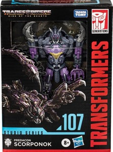 TRANSFORMERS STUDIO SERIES PREDACON SCORPONOK