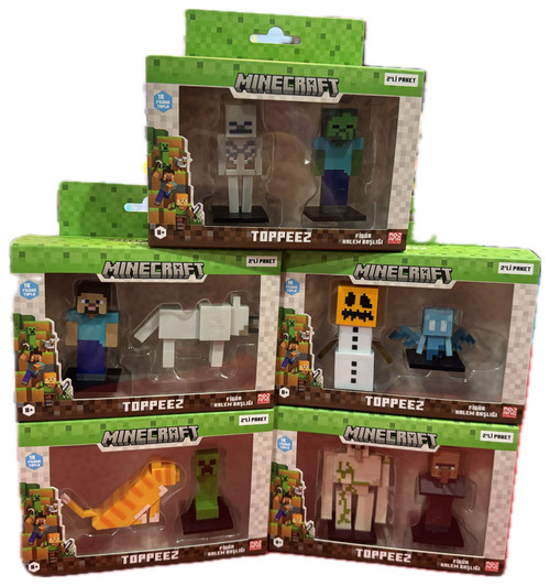 MINECRAFT 2 FIGURES ASST