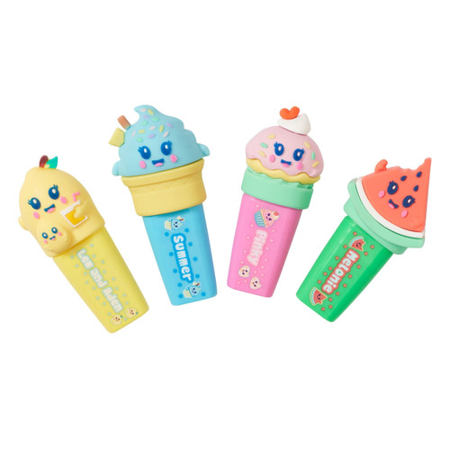 SMIGGLE SNACKIES 4 SCENTED HIGHLIGHTERS
