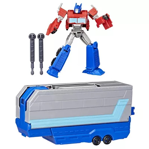 TRANSFORMERS EARTHSPARK OPTIMUS PRIME BATTLE TRAILER W1