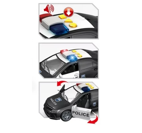 1:14 POLICE CAR LIGHT AND SOUND W1