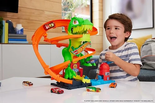 HOT WHEELS T-REX BATTLE PLAYSET