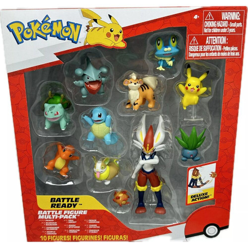 POKEMON BATTLE READY 10 FIGURE