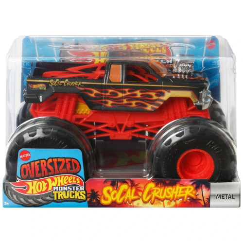 OVERSIZED HOT WHEELS MONSTER TRUCKS SOCAL CRUSHER