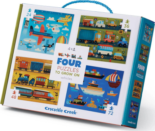 FOUR PUZZLES TO GROW ON VEHICLES