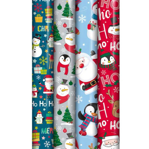 CHRISTMAS CUTE GIFT WRAP 7M W1
