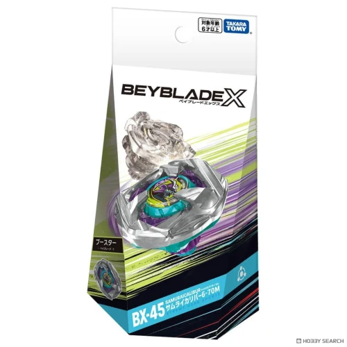 BEYBLADE X BOOSTER BX-45 SAMURAI CALIBUR 6-70M