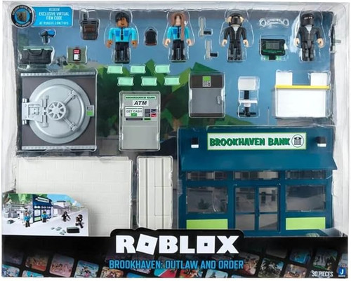 ROBLOX BROOKHAVEN OUTLAW AND ORDER DELUXE PLAYSET