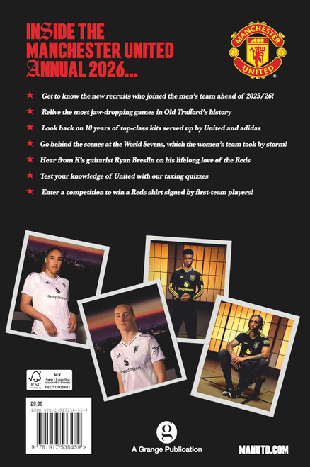 MANCHESTER UNITED FC ANNUAL 2026 HB
