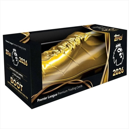 TOPPS PREMIER LEAGUE 2026 GOLDEN BOOT TIN