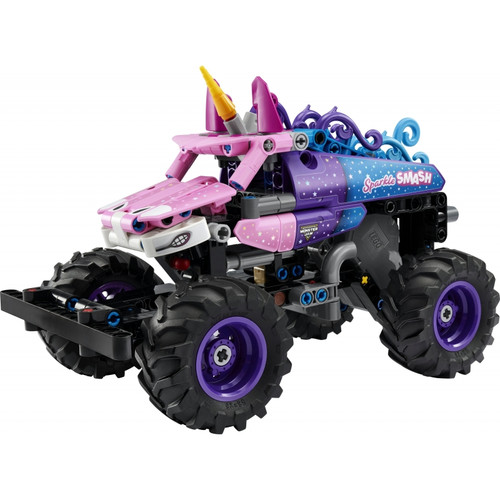 MONSTER JAM SPARKLE SMASH PULL BACK