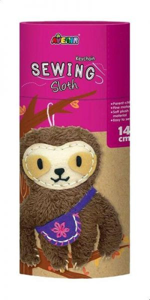 SEWING MY FIRST KEYCHAIN SLOTH