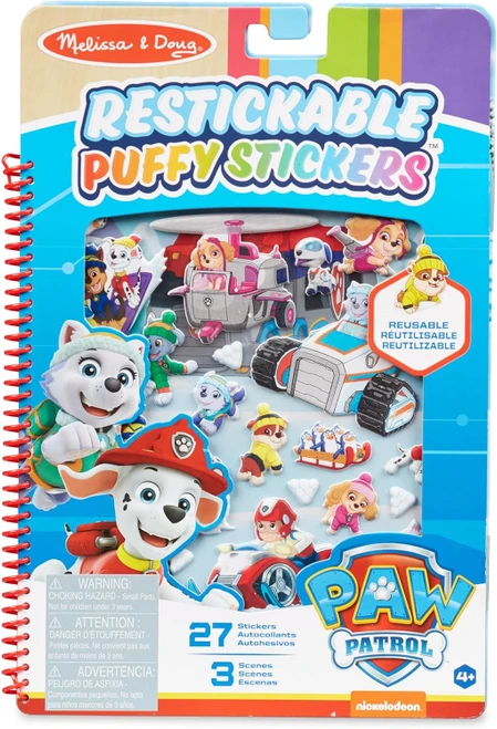 PAW PATROL RESTICKABLE PUFFY STICKERS