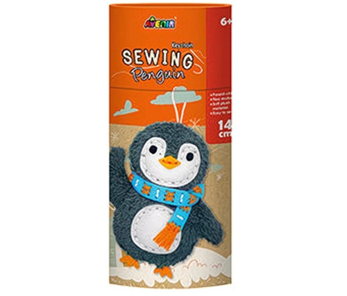 SEWING MY FIRST KEYCHAIN PENGUIN