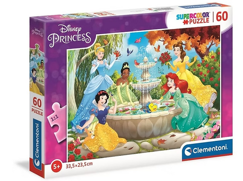 DISNEY PRINCESS SUPERCOLOR 60 PC PUZZLE W1
