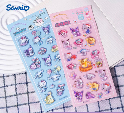 SANRIO CHARACTERS 3D JELLY STICKERS
