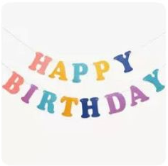 HAPPY BIRTHDAY BANNER ASST