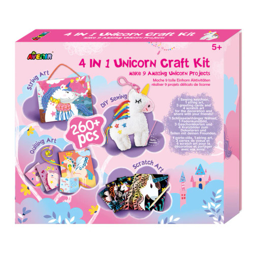 4 IN 1 UNICORN CRAFT KIT