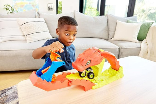 HOT WHEELS MONSTER TRUCKS SNAKE SLAM TAKEDOWN PLAYSET