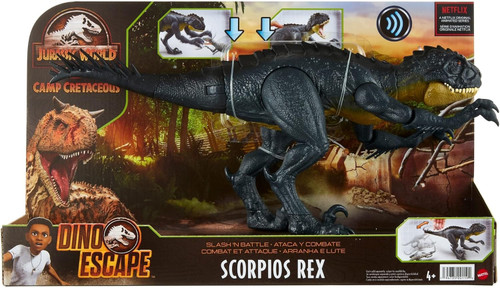 JURASSIC WORLD SLASH'N BATTLE SCORPINS REX