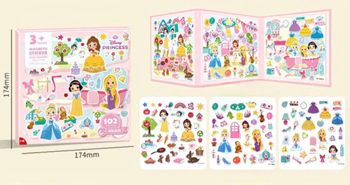 DISNEY PRINCESS MAGNETIC STICKERS