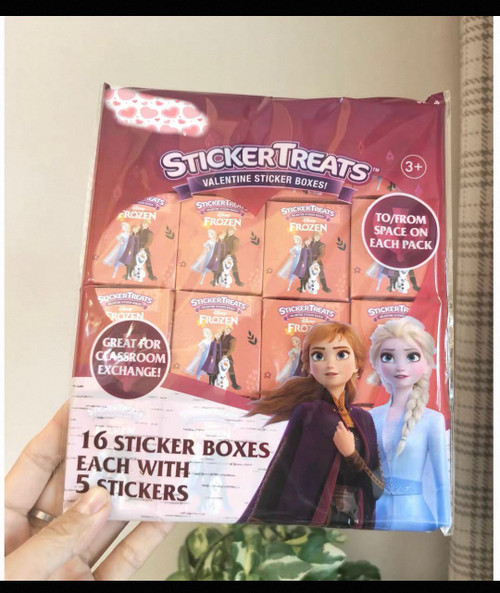 FROZEN STICKER TREATS 16 STICKER BOXES
