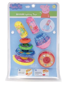 PEPPA PIG LIGHT UP SPINNING TOPS